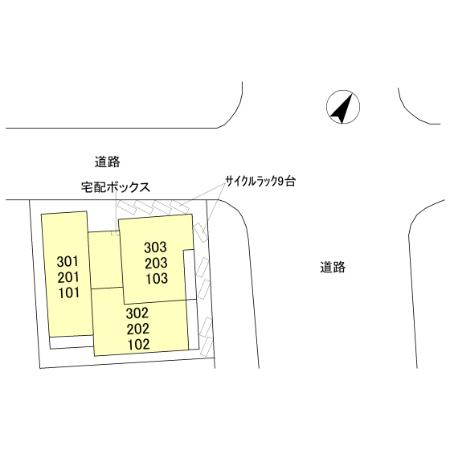 【区画図】 | la chance和田町