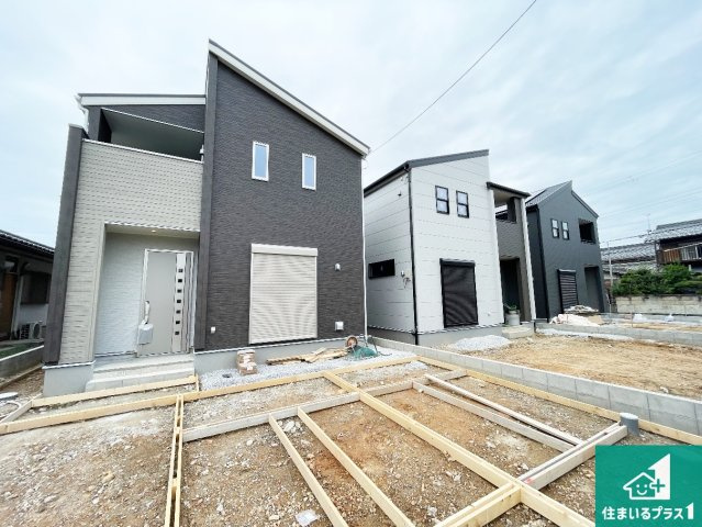 彦根市西今町　第5期　新築一戸建ての外観|現在の進捗状況です！順調に作業進行中、完成が待ち遠しいです！詳細の間取り等、お気軽にお問い合わせください！