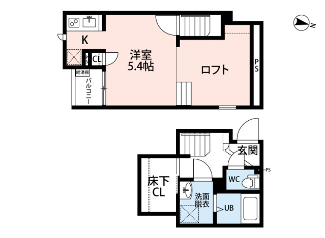 CB吉川KAJIN　【仲介手数料：50％OFF】対象物件！の間取り