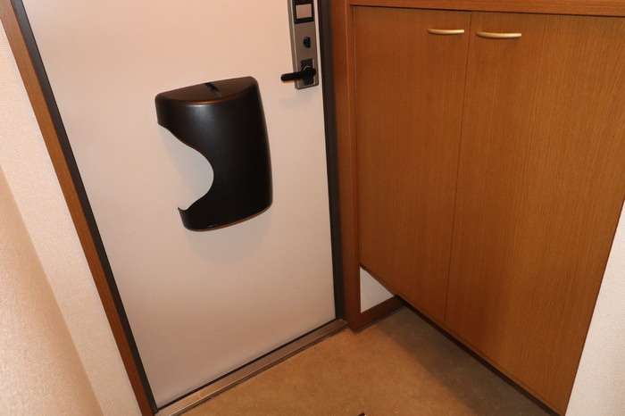 パレオ　A棟の玄関