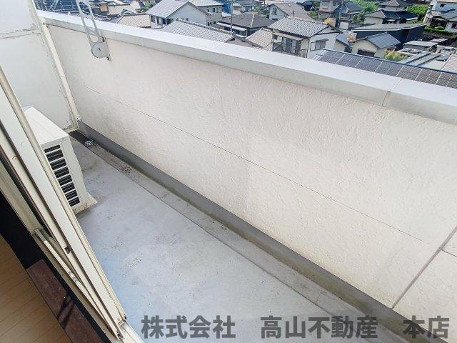 宗像市三郎丸３丁目のテラスのバルコニー