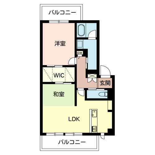 【間取り】 | ヴィラソレーユ古曽部町