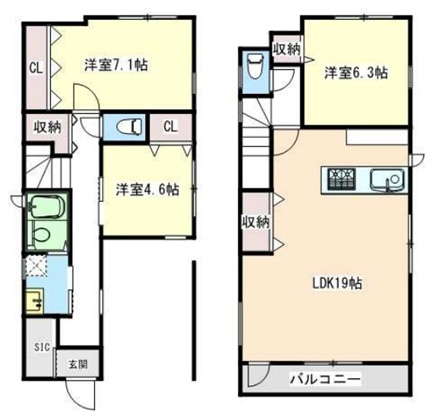 神戸市垂水区舞子坂4丁目の間取り