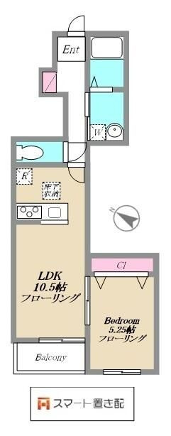ナーシサス・コート大倉山　Ｂ棟の間取り
