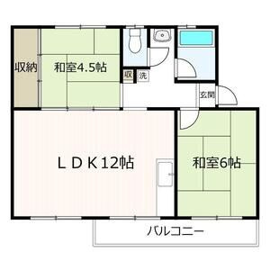 高蔵寺中央台団地219号棟の間取り
