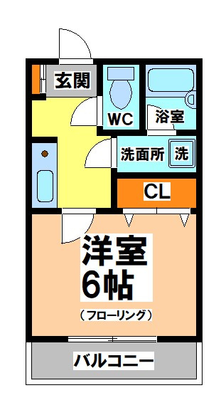 三鷹市井の頭１丁目の賃貸マンションの間取り