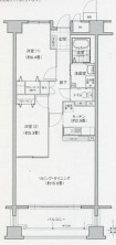 ソーラスフロント富船北棟の間取り