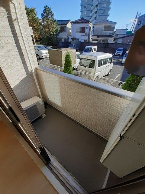 フェリーチェⅡのバルコニー