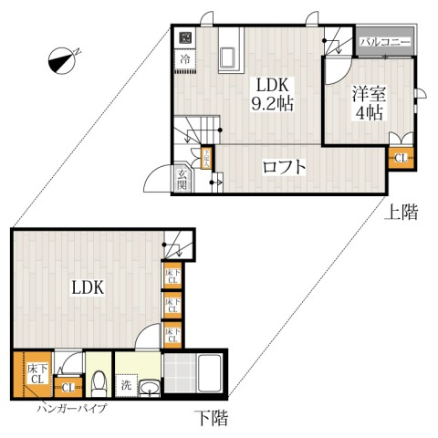 CB柏KAJINの間取り