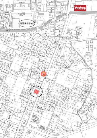 中古住宅　岩崎の地図