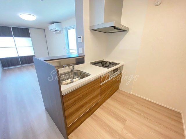 藤沢市湘南台６丁目のアパートのキッチン