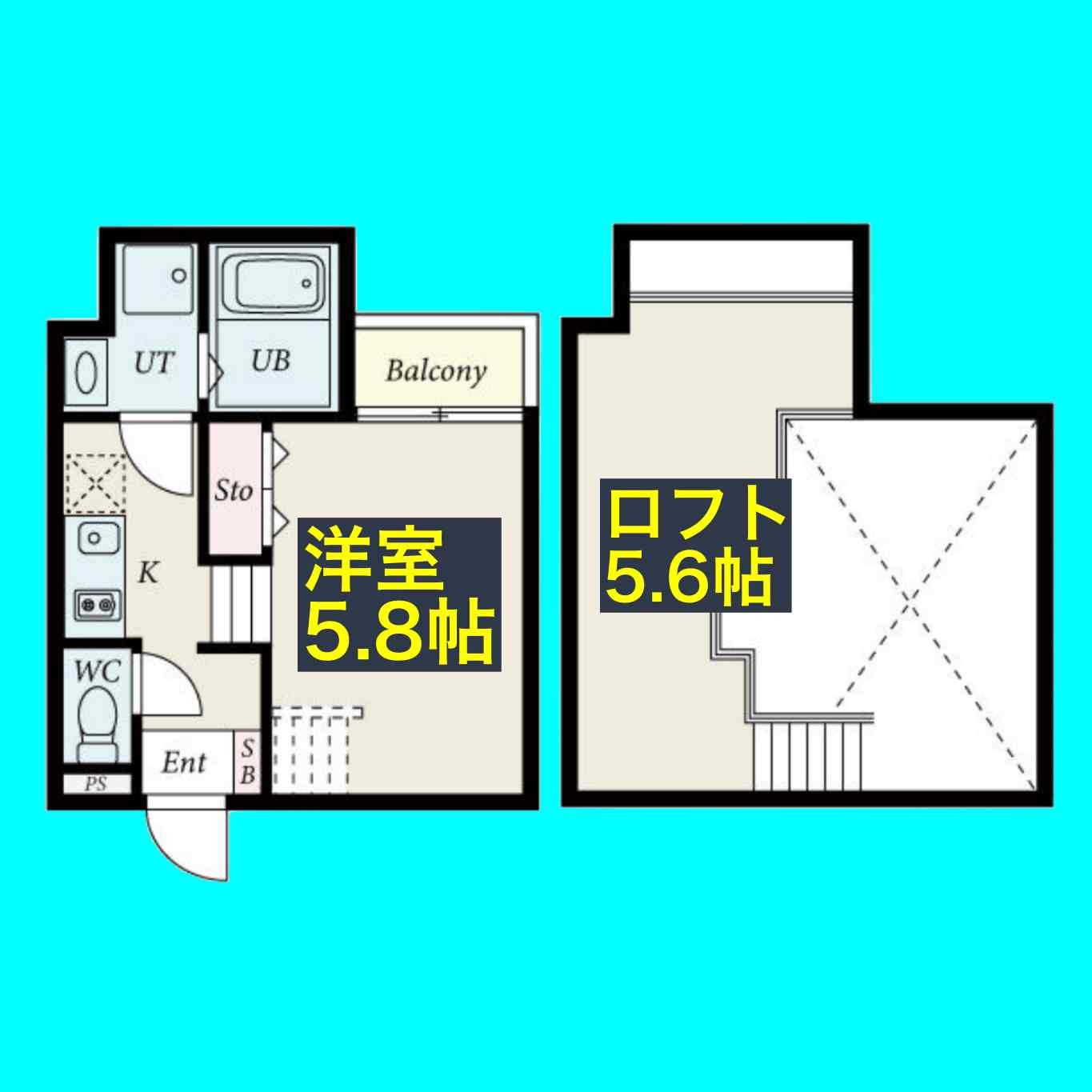 Creo庄内通六番館の間取り