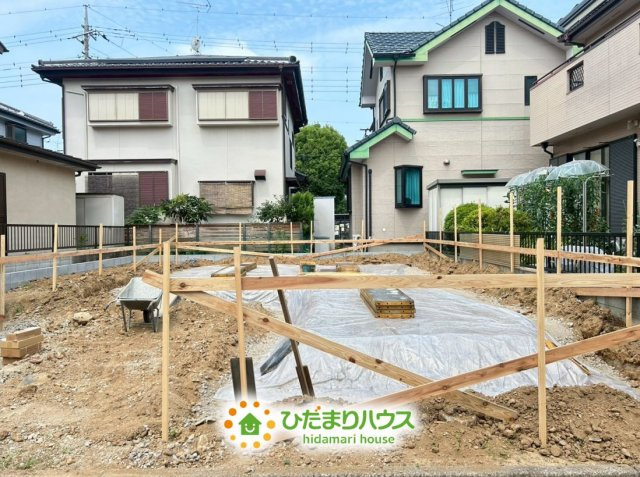 久喜市葛梅４期　新築一戸建て　グラファーレの外観|2026/7/16　撮影