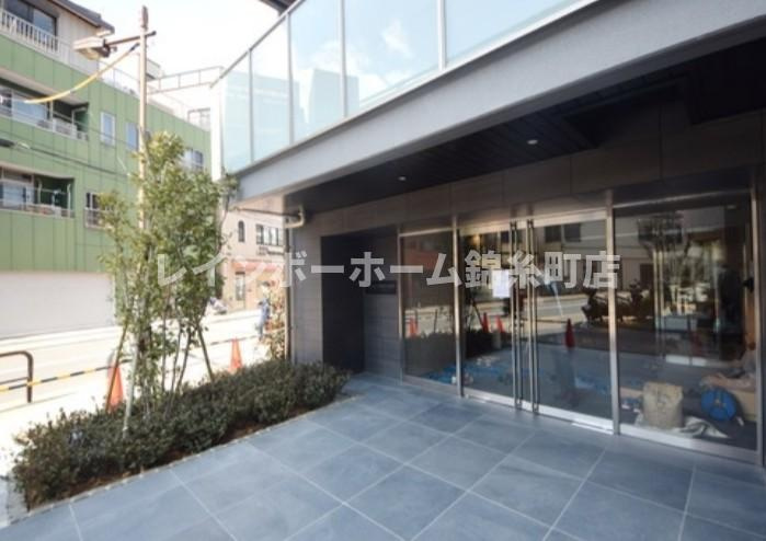 台東区日本堤２丁目の賃貸マンションのエントランス