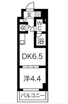 台東区日本堤２丁目の賃貸マンションの間取り