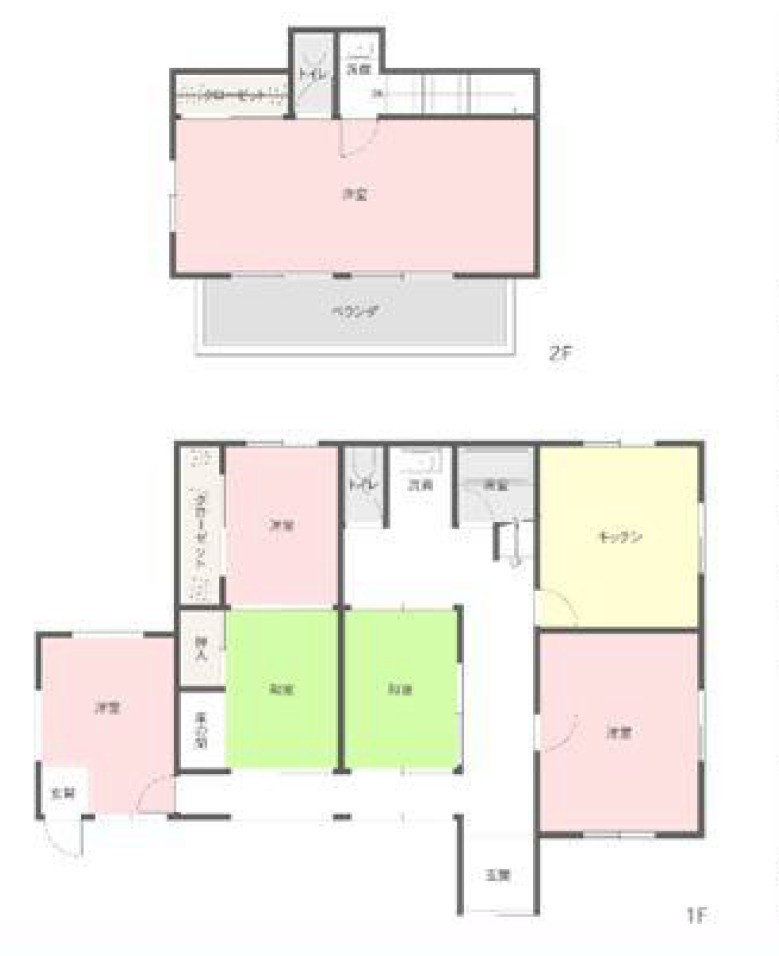 【中古戸建】伊勢崎市境小此木の間取り|■間取り図｜敷地面積：338.93（約101.01坪）　建物面積：158.93（約48.07坪）