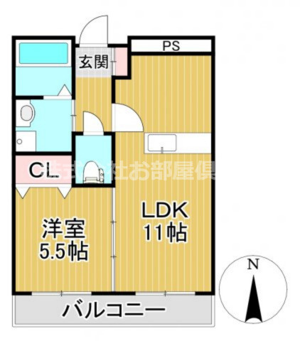 ブランドルフの間取り|※現況優先です