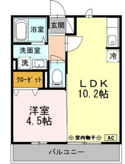【間取り】 | アピテ・K 千束 | 間取りです。
