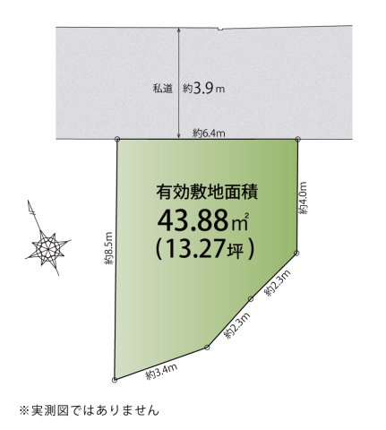 【土地図】 | 【限定1区画】　誰もが羨むアドレス「広尾1丁目」　売土地