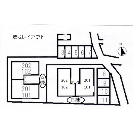 【区画図】 | ヴェルドミールA
