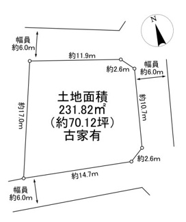 【土地図】 | 川西市緑台5丁目1の90　建築条件無土地