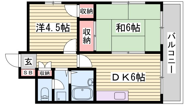 第１４サンライズイトウの間取り