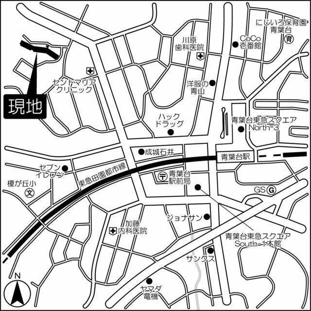 エスポワール松風台Ⅲ番館の地図
