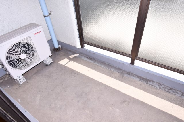 ハートピア鍛冶町のバルコニー
