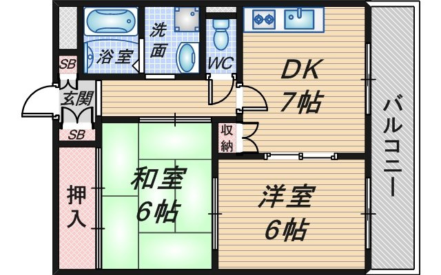 サンクレール宮山の間取り