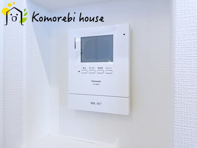 大宮南中野　新築一戸建て　ルシェール　Gの防犯設備|モニター付インターホンです