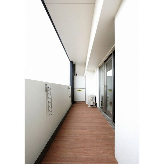 熊本市中央区本山町の賃貸マンションのバルコニー