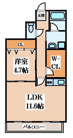 【間取り】 | レジデンス清