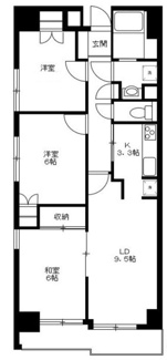 【間取り】 | 藤和シティコープ町屋Ⅱ | 間取りです。