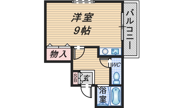 サンパレス２１豊中Ⅴの間取り
