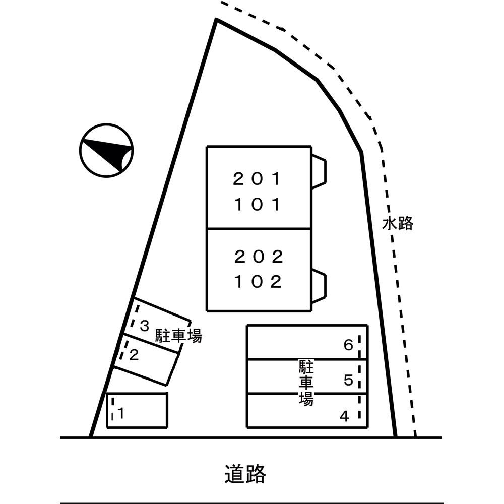 フレンド大囿の区画図
