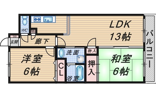 サンライズ・フレアの間取り