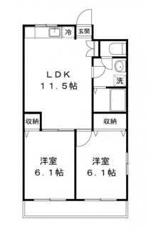 【間取り】 | コーモド飯山満 | 間取り図です。