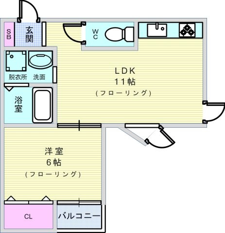 サンライフ桜塚の間取り