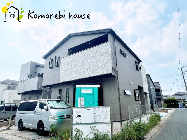 大宮南中野　新築一戸建て　ルシェール　Dの外観|7/21撮影