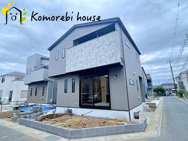 大宮南中野　新築一戸建て　ルシェール　Dの外観|26.8.28　撮影済み