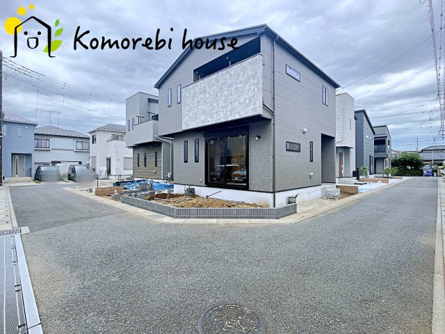 大宮南中野　新築一戸建て　ルシェール　Dの駐車場|7/21撮影