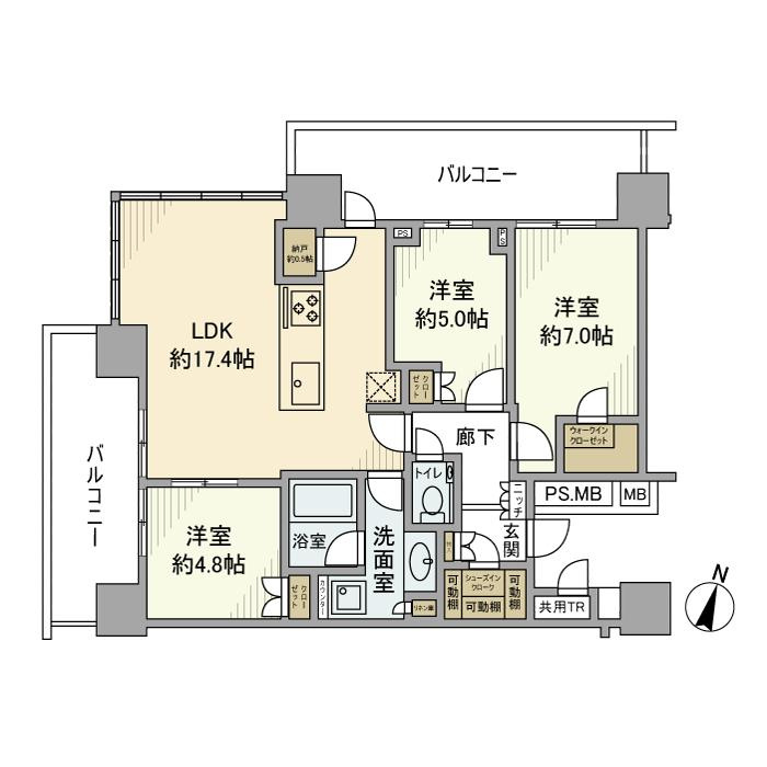 ＵＲＡＷＡ　ＴＨＥ　ＴＯＷＥＲの間取り