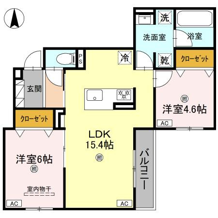 【間取り】 | D-ROOM平野区加美東5丁目PJ