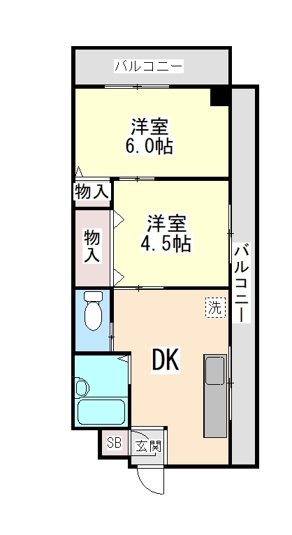 メゾン御影ＷＥＳＴの間取り