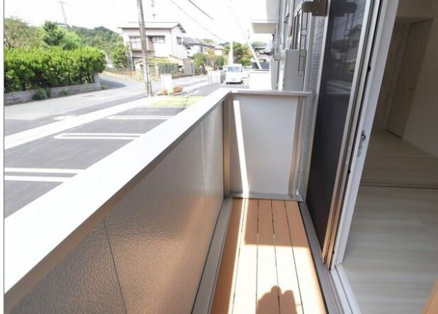 サニーコート　B棟のバルコニー
