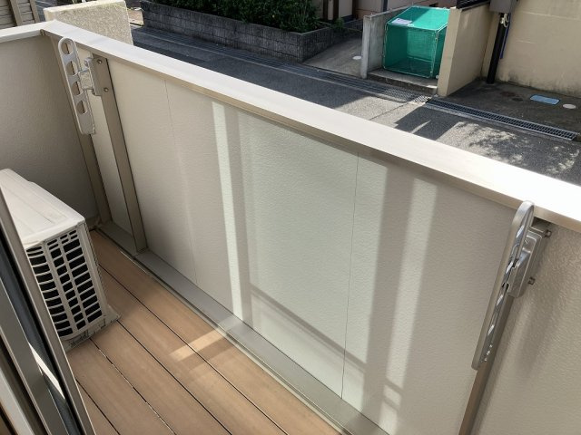 シャルマンコート豊中のバルコニー