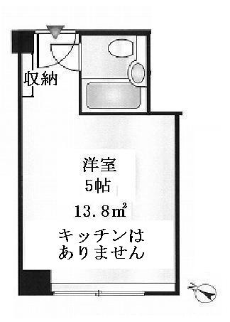 赤坂レジデンシャルホテルの間取り