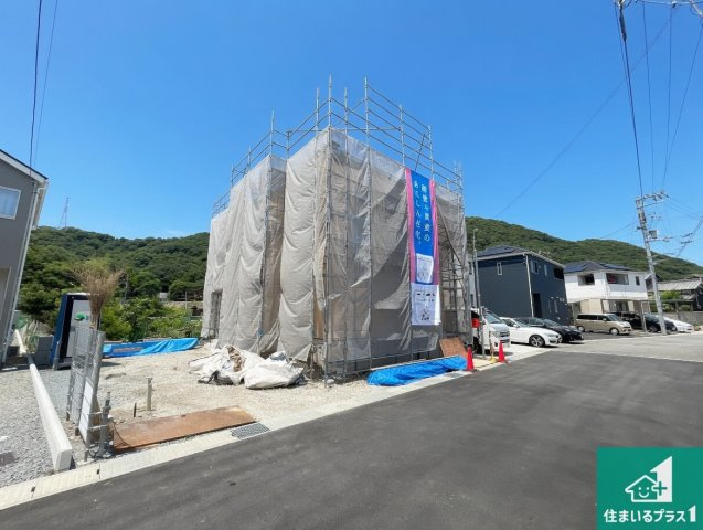 姫路市広畑区西蒲田　第18期　新築一戸建ての前面道路含む現地写真|周辺は落ち着いた街並みの住宅地！子育てがしやすい住環境です！まだ未完成ですが、現地でしかわからない事もございます。是非一度ご覧ください。
