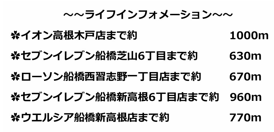 船橋市芝山６丁目の周辺