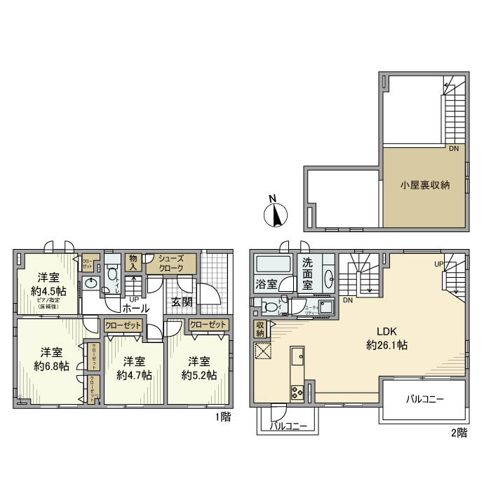 船橋戸建の間取り